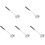 5Pièces Cuillères Spaghetti Bois Acier Multi-Usage Filtrantes 4