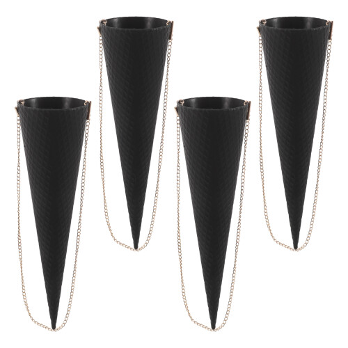 8Pièces Support Bouquet Noir Pour Mariage Occasions 2