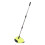 2Pièces Balai Poussoir Multifonction Jaune Avec Brosse En Pet Robuste 1