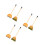 6Pièces Balai Pelle Mini De Ménage Enfant Design Orange 7