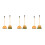 6Pièces Balai Pelle Mini De Ménage Enfant Design Orange 4