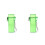 2Pièces Accessoire Protection Briquet Vert Portable Clé 6