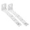 10Pièces Kit De Supports De Rail Design ABS 2