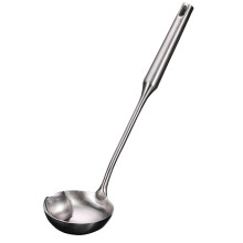 2Pcs Stainless Steel Kitchen Oil Soup Separator Spoon with Long Handle