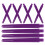 100Pièces Nylon Filetées Fléchettes Violet Kit Remplacement Pro 2