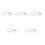 5Pcs Stainless Steel 3D Printer Thermocouple Temperature Probes White 4
