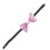 4Pcs Pink Glitter Bow Ties Men Pre-Tied Adjustable Formal Accessory 2