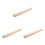 3Pcs Light Brown Wood Pestle Mojito Muddler with Comfortable Grip 11