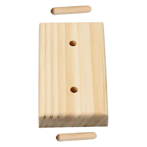 3Pcs Portable Wooden Spool Rack Space-Saving Sewing Organizer 1