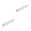 2Pcs Home Bathroom LED Mirror Light Silver Aluminum Acrylic 7