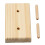 3Pcs Portable Wooden Spool Rack Space-Saving Sewing Organizer 3