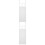 2Pcs Retractable Wardrobe Partition Shelf White Plastic Storage Rack 5