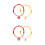 4Pièces Colliers Ajustables Petits , Chats, Bijoux Colorés 7
