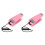 2Ensembles Mini Stepper Rose Usage Fitness Pédale Simple 3