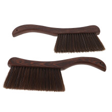 4Pcs Soft Fabric Brush with Wood Handle for Upholstery & Lampshades
