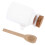 2Pcs Small Plastic Storage Bottles with Cork for Cosmetics and Spices 1
