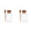 2Pcs Small Plastic Storage Bottles with Cork for Cosmetics and Spices 6