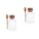 2Pcs Small Plastic Storage Bottles with Cork for Cosmetics and Spices 7