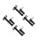 4Pcs Portable Black Projector Wall Mount Bracket Aluminum Alloy Stable 6