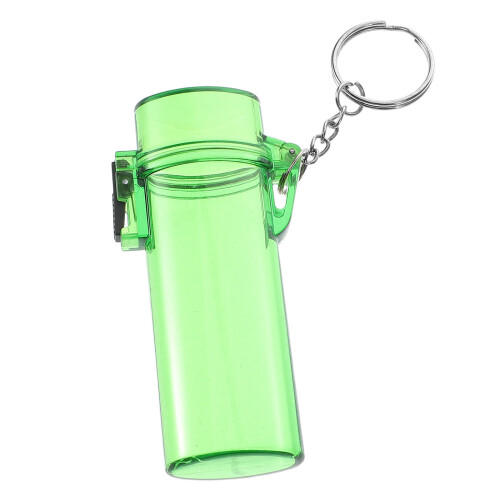 2Pièces Accessoire Protection Briquet Vert Portable Clé 1