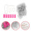 5Sets Silver Cosplay Wigs Durable Comfortable Old Lady Costume 11