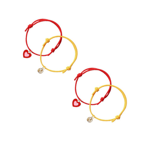 4Pièces Colliers Ajustables Petits , Chats, Bijoux Colorés 2
