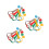 15Pcs Kids Pull Up Rings Plastic Baby Gymnastics Handles 7