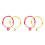 4Pièces Colliers Ajustables Petits , Chats, Bijoux Colorés 6