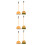 6Pièces Balai Pelle Mini De Ménage Enfant Design Orange 5