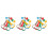 15Pcs Kids Pull Up Rings Plastic Baby Gymnastics Handles 6