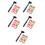 5Sets Precision Stylus Cartridge Needle Replacement for Record Player 5