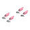 2Ensembles Mini Stepper Rose Usage Fitness Pédale Simple 10