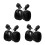 3Pcs Lightweight ABS Ear Muffs Noise Cancelling for Work Sites 4