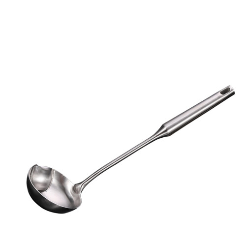 2Pcs Stainless Steel Kitchen Oil Soup Separator Spoon with Long Handle 1