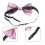 4Pcs Pink Glitter Bow Ties Men Pre-Tied Adjustable Formal Accessory 10