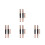 8Pcs Portable Silicone Lip Concealer Brush Double Sided Makeup Tool 5