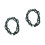 2Pcs Heavy Duty Infant Swing Chains Dark Green Coated Iron Replacement 9