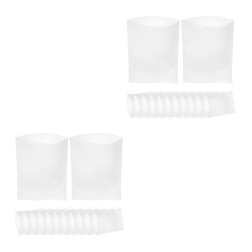 200Pièces Housses Mousse Epe Blanches Reutilisables Protection Verre 2