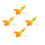 4Pcs Yellow Pull String Plush Duck Puppet Cute Soft Toy for Children 8