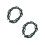 2Pcs Heavy Duty Infant Swing Chains Dark Green Coated Iron Replacement 3