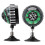 4Pcs Multi-Color ABS Vehicle Dash Compass Suction Cup Compact Design 2