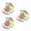 15Pcs Kids Pull Up Rings Plastic Baby Gymnastics Handles 9