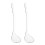 6Pcs Clear Pc Gravy Spoon Long Handle Ladle for Stirring and Serving 1