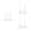 6Pcs Clear Pc Gravy Spoon Long Handle Ladle for Stirring and Serving 7