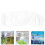 2Pcs White Nylon Aquarium Mesh Screen Net Lid for Home Fish Tanks 11