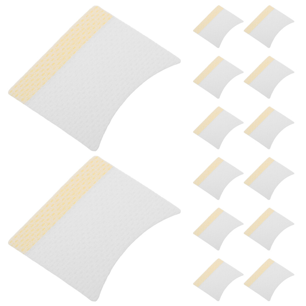 Artibetter 80Pcs White Cotton Nail Polish Remover Pads Lint-Free Makeup Removal