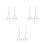 6Pcs Clear Pc Gravy Spoon Long Handle Ladle for Stirring and Serving 8