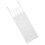 2Pcs Retractable Wardrobe Partition Shelf White Plastic Storage Rack 8