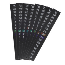 32Pcs Fish Tank Temperature Meter Stickers Pet LCD Display