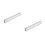 2Pcs Home Bathroom LED Mirror Light Silver Aluminum Acrylic 5